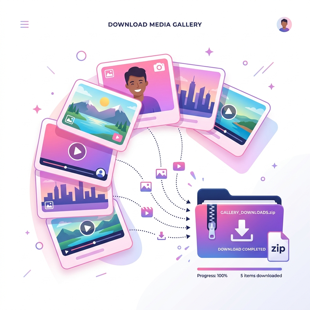 A digital artist viewing a slideshow of images