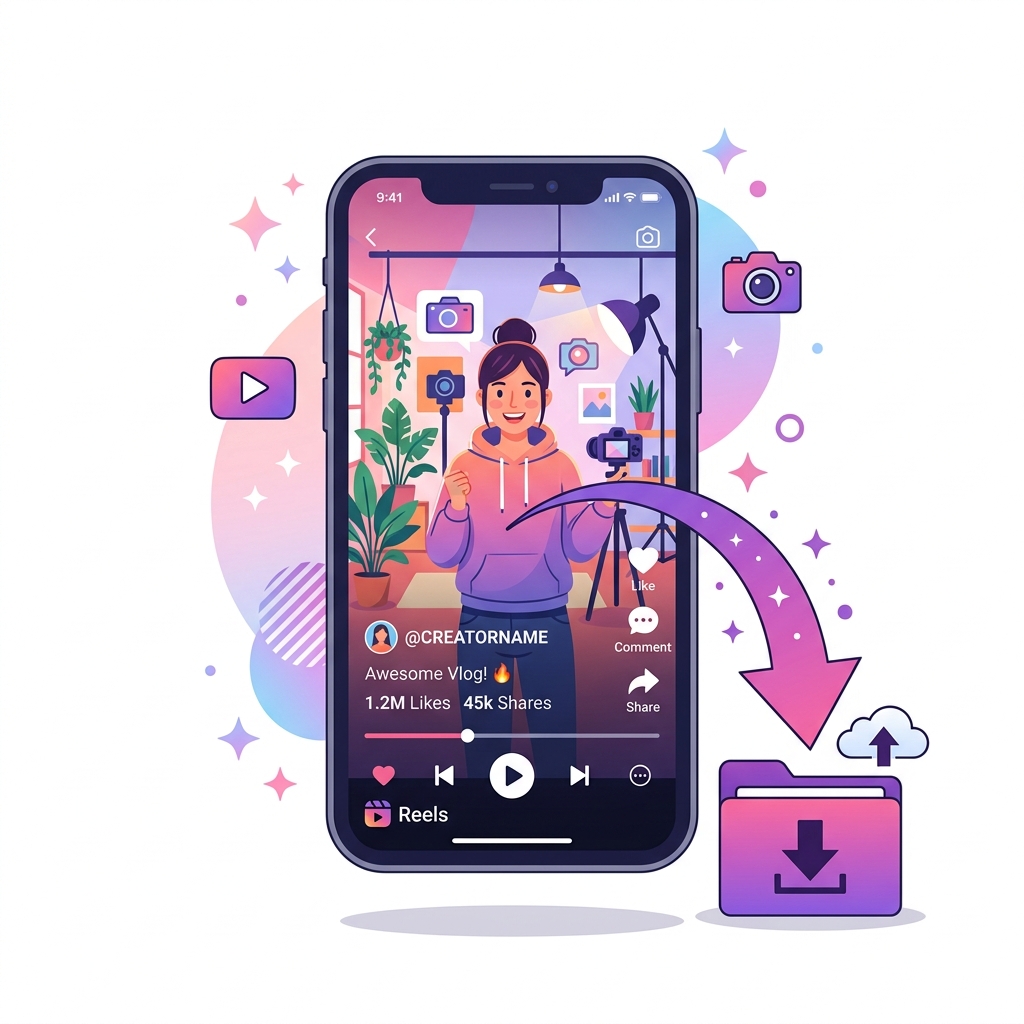 A digital creator editing high quality Instagram Reels on a dual-monitor setup